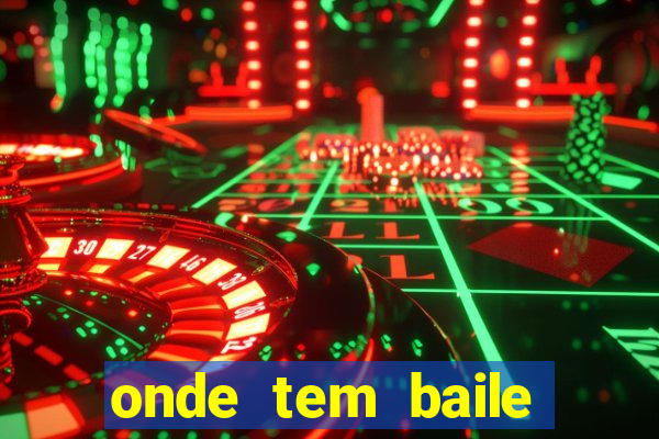 onde tem baile hoje em joinville